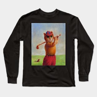 Golf Cat Long Sleeve T-Shirt